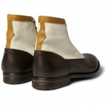 175989 mrp bk l 150x150 Alexander McQueen Panelled Leather & Suede Boots
