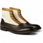 175989 mrp fr l 150x150 Alexander McQueen Panelled Leather & Suede Boots