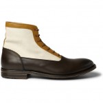 175989 mrp in l 150x150 Alexander McQueen Panelled Leather & Suede Boots