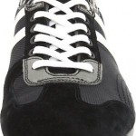 Hugo Boss Mens Orbor Mens Orange Label Black Lace-Up Sneakers Shoes Kicks