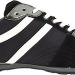 Hugo Boss Mens Orbor Mens Orange Label Black Lace-Up Sneakers Shoes Kicks