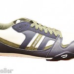NEW DIESEL Men’s Gunner Vaporous Grey 2 Low top Leather Fashion Shoes Sneakers