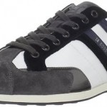 Hugo Boss Mens Siltor Open White Grey Black Lace-Up Sneakers Shoes  Trainers