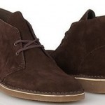 [82289] Mens Clarks Bushacre Desert Boot II Brown Suede Rubber Bottom Casual