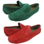 Hugo Boss Mens Drefin Black Green Red or Purple Slip-on Driving Shoes Loafers