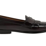 Cole Haan Mens Pinch Buckle Burgundy Slip-On Business Casual Dress Loafers Shoes
