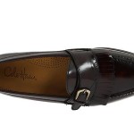 Cole Haan Mens Pinch Buckle Burgundy Slip-On Business Casual Dress Loafers Shoes