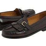 Cole Haan Mens Pinch Buckle Burgundy Slip-On Business Casual Dress Loafers Shoes