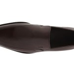 Hugo Boss Mens Chesterfield Medium Brown Slip-on Business Loafers Dress Shoes