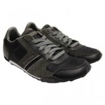 Diesel Mens Loop Black Peat Brown Gray Casual Sneakers Shoes