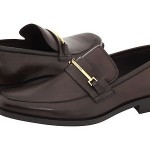 Hugo Boss Mens Carl Dark Brown Slip-on Business Casual Bit Loafers Dress Shoes