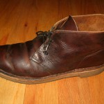 Clarks Originals Distressed Brown Beeswax  Desert Boots Size 11 Made in England