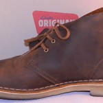 Men’s CLARKS DESERT BOOTS Beeswax Leather Sz 11 US STORE DISPLAY $120