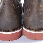 COLE HAAN 8 cigar brown leather NIKE AIR HUNTER hiker ankle boot plaid shoe $228