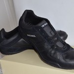 Diesel Mens Chilly Black Fashion Sneaker Size 12 NEW SAME DAY SHIPPING