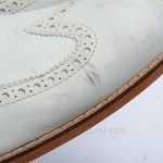 COLE HAAN 11 M ivory nubuck leather NIKE AIR COLTON wing tip oxford shoe $198