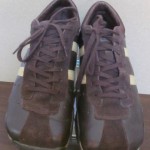 Diesel men’s size 10 M Athletic tennis walking brown leather lace tie shoes  227