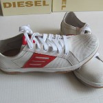 Diesel  Boksich White Sneakers. Size 12