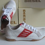 Diesel  Boksich White Sneakers. Size 12