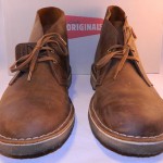 Men’s CLARKS DESERT BOOTS Beeswax Leather Sz 11 US STORE DISPLAY $120