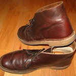 Clarks Originals Distressed Brown Beeswax  Desert Boots Size 11 Made in England