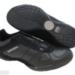Diesel Mens Chilly Black Fashion Sneaker Size 12 NEW SAME DAY SHIPPING