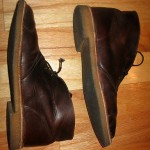 Clarks Originals Distressed Brown Beeswax  Desert Boots Size 11 Made in England