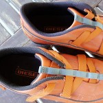 Diesel Men’s Shoes-Orange- US Size 9.5