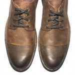 Cole Haan Air Blythe Calfskin Overlay Cap Toe Oxfords,  Brown, 8.5 M, New