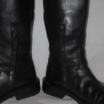 Mens Hugo Boss Black Leather Hugo Motorcycle Boots-Size 42 1/2 (Eur) 9.5 (U.S)