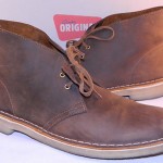 Men’s CLARKS DESERT BOOTS Beeswax Leather Sz 11 US STORE DISPLAY $120