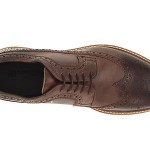 Hugo Boss Mens Bravox Dark Brown Lace-up Wingtip Business Casual Oxfords Shoes