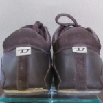 Diesel men’s size 10 M Athletic tennis walking brown leather lace tie shoes  227