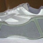 Diesel Excurse Sneakers, Leather Upper, White / Gray, US Men’s 12, New