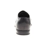 Hugo Boss Mens Vernus Black Wingtip Lace-up Casual Oxfords Formal Dress Shoes