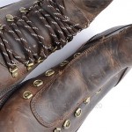 COLE HAAN 8 cigar brown leather NIKE AIR HUNTER hiker ankle boot plaid shoe $228