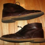 Clarks Originals Distressed Brown Beeswax  Desert Boots Size 11 Made in England