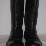 Mens Hugo Boss Black Leather Hugo Motorcycle Boots-Size 42 1/2 (Eur) 9.5 (U.S)