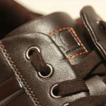 $225 Hugo Boss Black Label Leather Sneakers Brown Mens Shoes 10 43 Walking .5