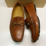 NEW COLE HAAN PASEO BIT  BRITISH TAN LEATHER DRIVING MOCS WITH METAL BIT
