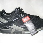 New DIESEL “Lawndale”  Men’s Black Lace-up Sneakers Size 8 NWT Retail $ 75