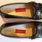 COLE HAAN ~ Leather Pinch Buckle Black Business Casual Men’s Shoe ~ Size 9 D