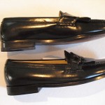 COLE HAAN ~ Leather Pinch Buckle Black Business Casual Men’s Shoe ~ Size 9 D