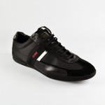 Hugo Boss Red Label Leather Mens Sneakers In Black – STERTO 101509310 – Size 13