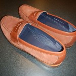 Cole Haan Pinch Penny Loafers Suede Rust 10D – Mens