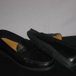 COLE HAAN BLACK LEATHER PINCH PENNY LOAFERS SIZE 10 M NICE!