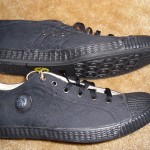 NWOB Mens DIESEL black canvas sneakers shoes size 13