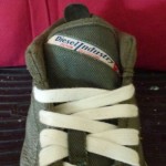 $140 Mens DIESEL ‘Midday’ Shoes sz 10.5 LEATHER Olive Green sneaker shoes