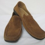 Hugo Boss Camel Brown Suede Loafer Sz 10 