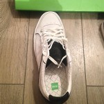 HUGO BOSS Mens White Shoes Fashion Sneakers APACHE FUTURE, BOSS Green New In Box